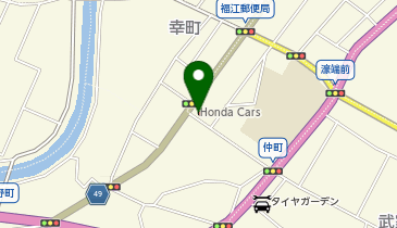Honda Cars五島福江店の地図画像