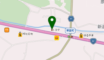長崎トヨタ自動車諫早店の地図画像