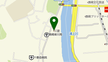 長崎三菱自動車販売クリーンカー長崎の地図画像