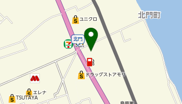 長崎三菱自動車販売島原店の地図画像