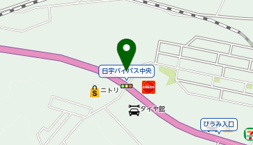 西九州スバル佐世保日宇店の地図画像