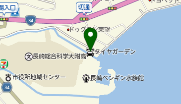 ヨコハマタイヤネットワークサービス九州東長崎の地図画像