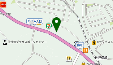 タイヤ流通センター長崎佐世保店の地図画像