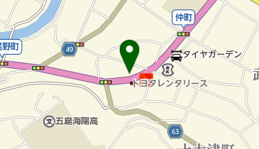 入江レンタカーの地図画像