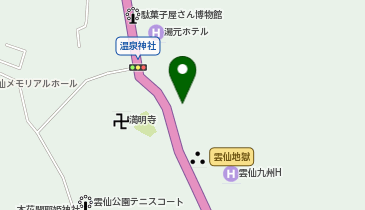 星野リゾート界雲仙の地図画像