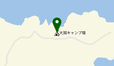 大賀キャンプ場の地図画像