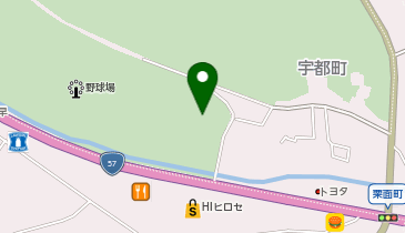 長崎県立総合運動公園テニスコートの地図画像