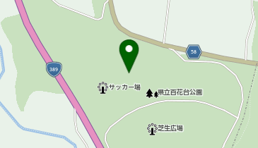 長崎県立百花台公園テニスコートの地図画像