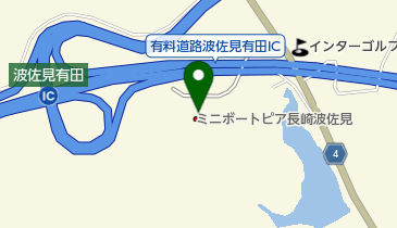 ミニボートピア長崎波佐見の地図画像