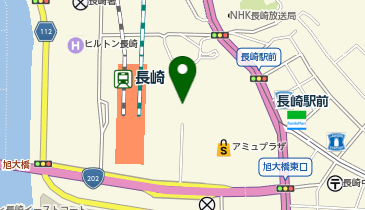 namcoアミュプラザ長崎新館店の地図画像