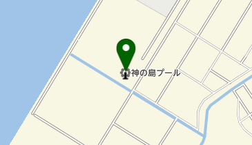 長崎市民神の島プールの地図画像