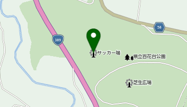 長崎県立百花台公園サッカー場の地図画像