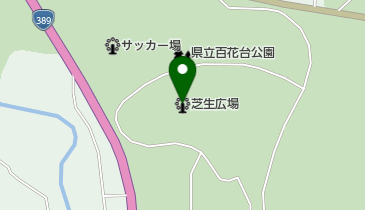 長崎県立百花台公園芝生広場の地図画像
