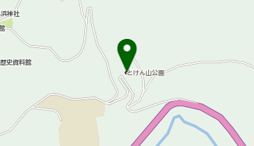 とけん山公園の地図画像