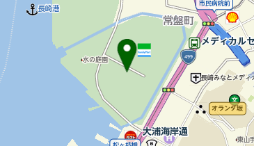 ながさきみなとまつりの地図画像