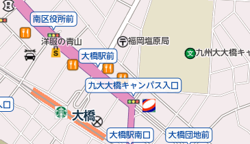 早岐茶市の地図画像