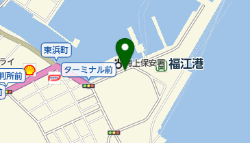 福江海中公園グラスボート「シーガル」の地図画像