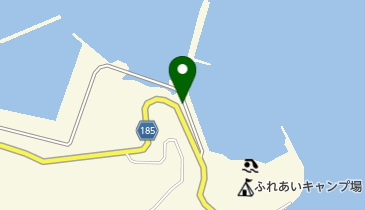 飛島磯釣り公園の地図画像