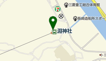 長崎ロープウェイ・水族館事務局の地図画像