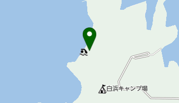 白浜海水浴場(佐世保市)の地図画像