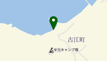半元海水浴場の地図画像
