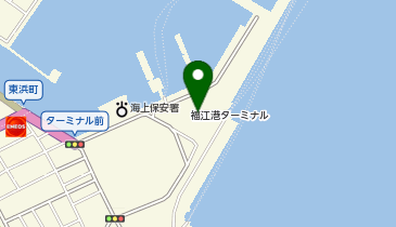 福江港の地図画像