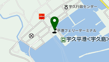 平港フェリーターミナルの地図画像