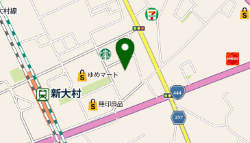 新大村駅公園(まちなか交流公園)の地図画像