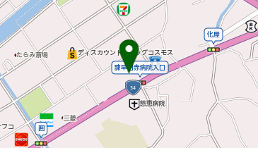 シトロエン長崎の地図画像