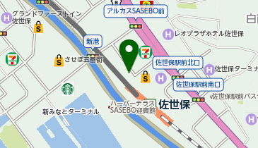 駅レンタカー佐世保営業所の地図画像