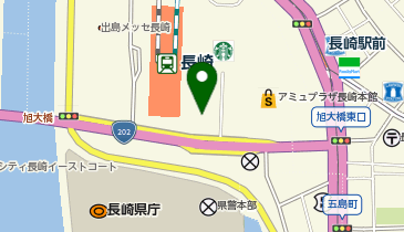 駅レンタカー長崎営業所の地図画像