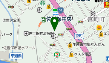 アニメイト佐世保の地図画像