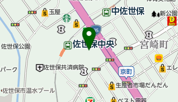 快活CLUB佐世保四ヶ町店の地図画像