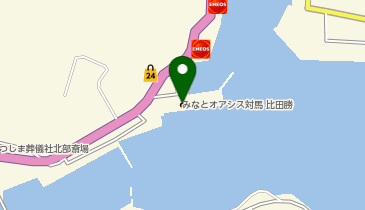 みなとオアシス対馬 比田勝の地図画像