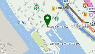 みなとオアシスさせぼの地図画像