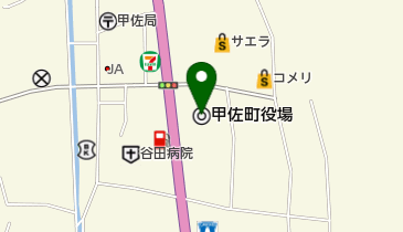 甲佐町役場の地図画像