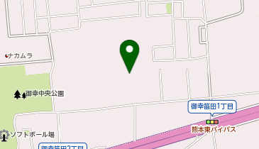 熊本市南区役所幸田まちづくりセンターの地図画像