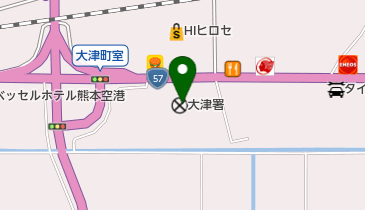 大津警察署の地図画像