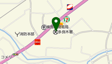 多良木警察署の地図画像