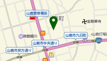 山鹿警察署の地図画像