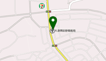 大津美咲野簡易郵便局の地図画像