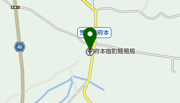 府本宿町簡易郵便局の地図画像