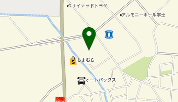 宇城広域連合消防本部の地図画像