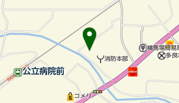 上球磨消防組合消防本部の地図画像