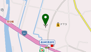 荒尾消防署長洲分署の地図画像