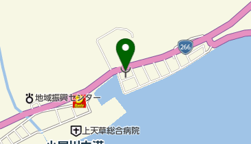 天草広域連合中央消防署東天草分署の地図画像