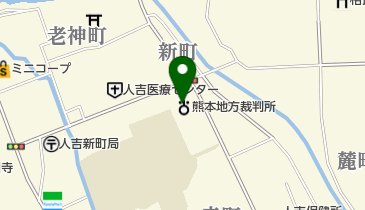 人吉簡易裁判所の地図画像