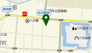 八代簡易裁判所の地図画像