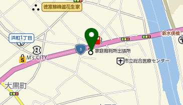 熊本家庭裁判所水俣出張所の地図画像