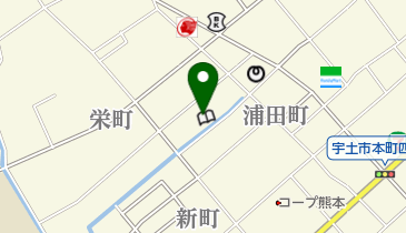 宇土市立図書館の地図画像